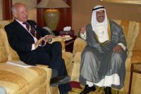 NATO Deputy Secretary General Ambassador Minuto Rizzo meets Prime Minister of Kuwait. 5th September 2007