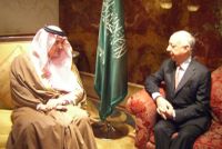 NATO Deputy Secretary General Ambassador Minuto Rizzo meets Minister of Foreign Affairs of Saudi Arabia.  21st January 2007