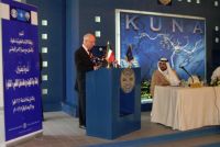 NATO Deputy Secretary General Ambassador Minuto Rizzo addresses KUNA conference in Kuwait. 5th September 2007